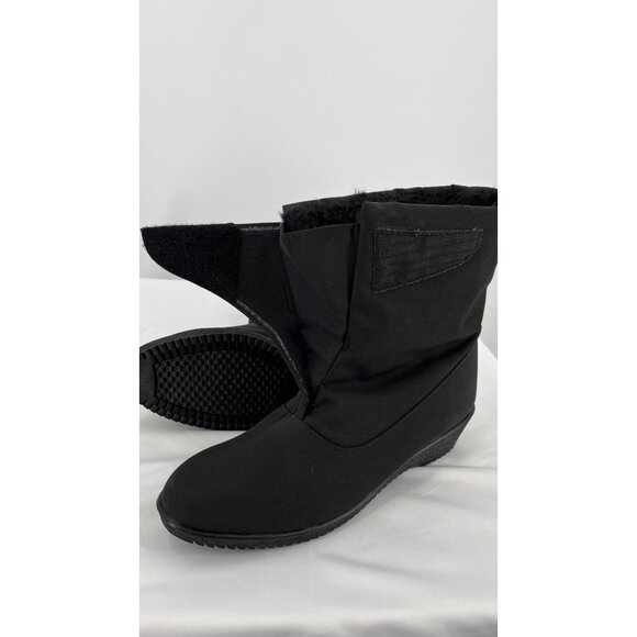Toe Warmers Canada Mid Calf Boots Womens Sz 12 N Waterproof Insulated Hook  Loop - Picture 10 of 12